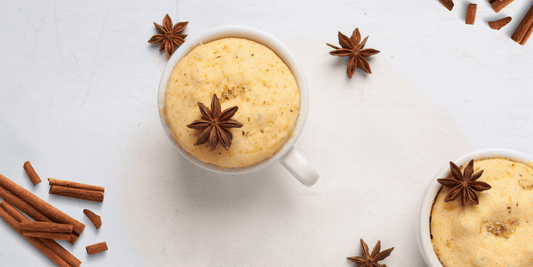 low-carb spiced mug cake