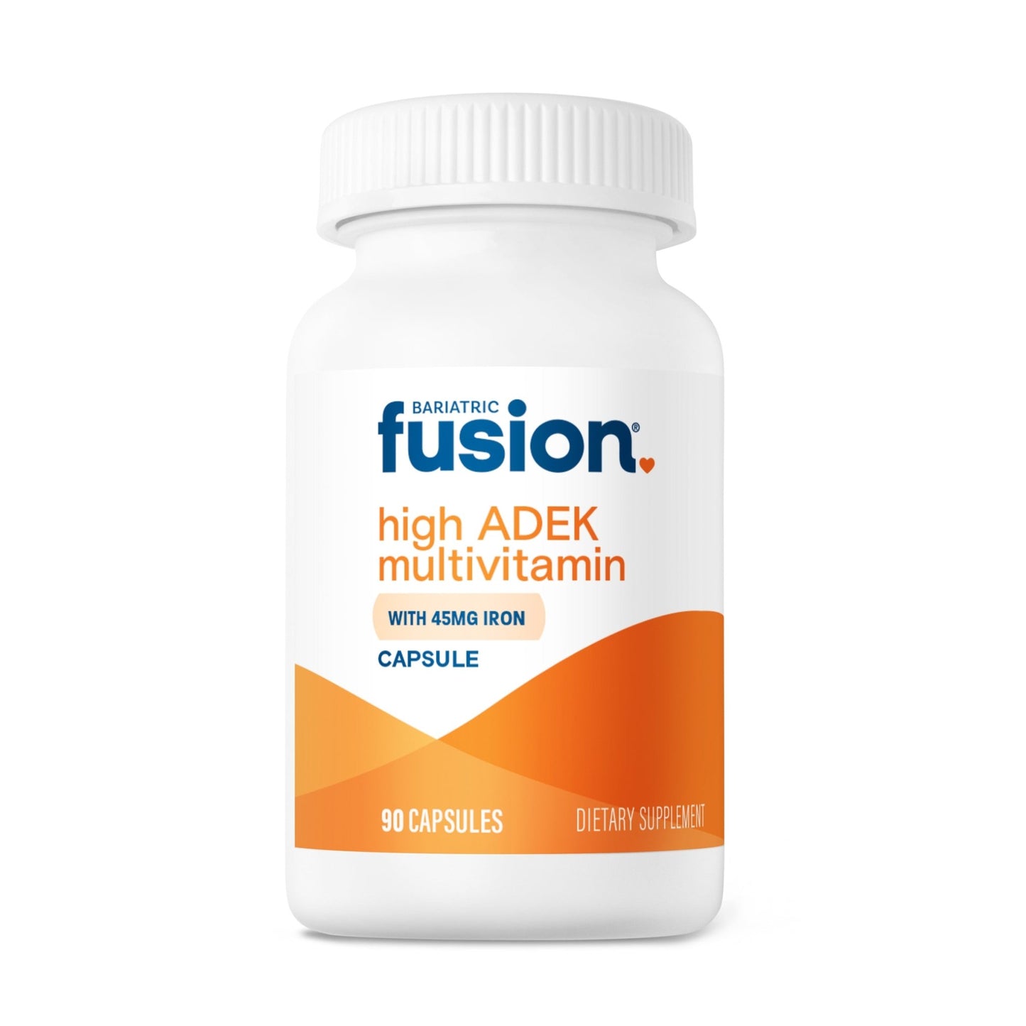 Bariatric High ADEK Vitamin Capsule with 45mg IRON 90 capsules.