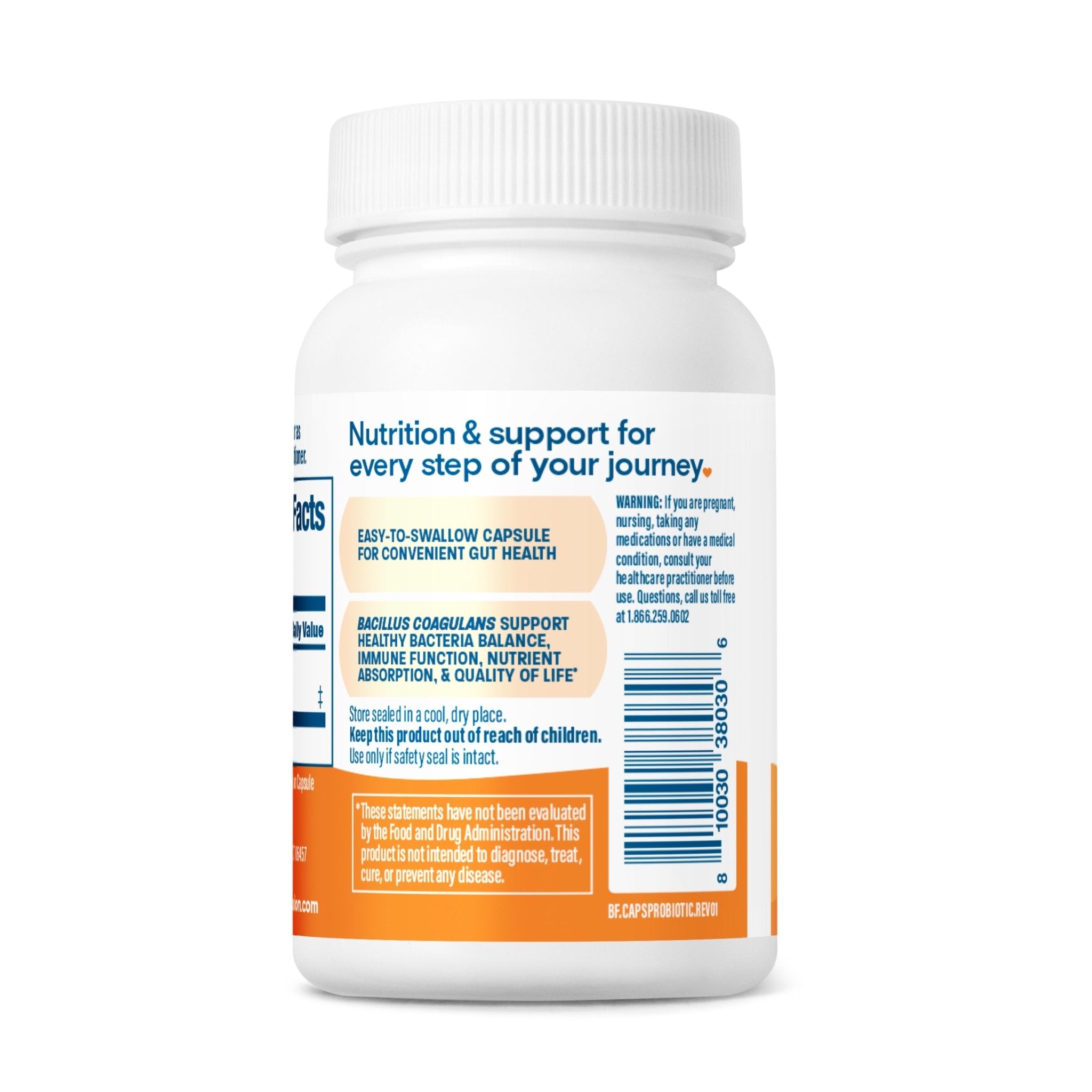 Bariatric Fusion Probiotic Capsule UPC.