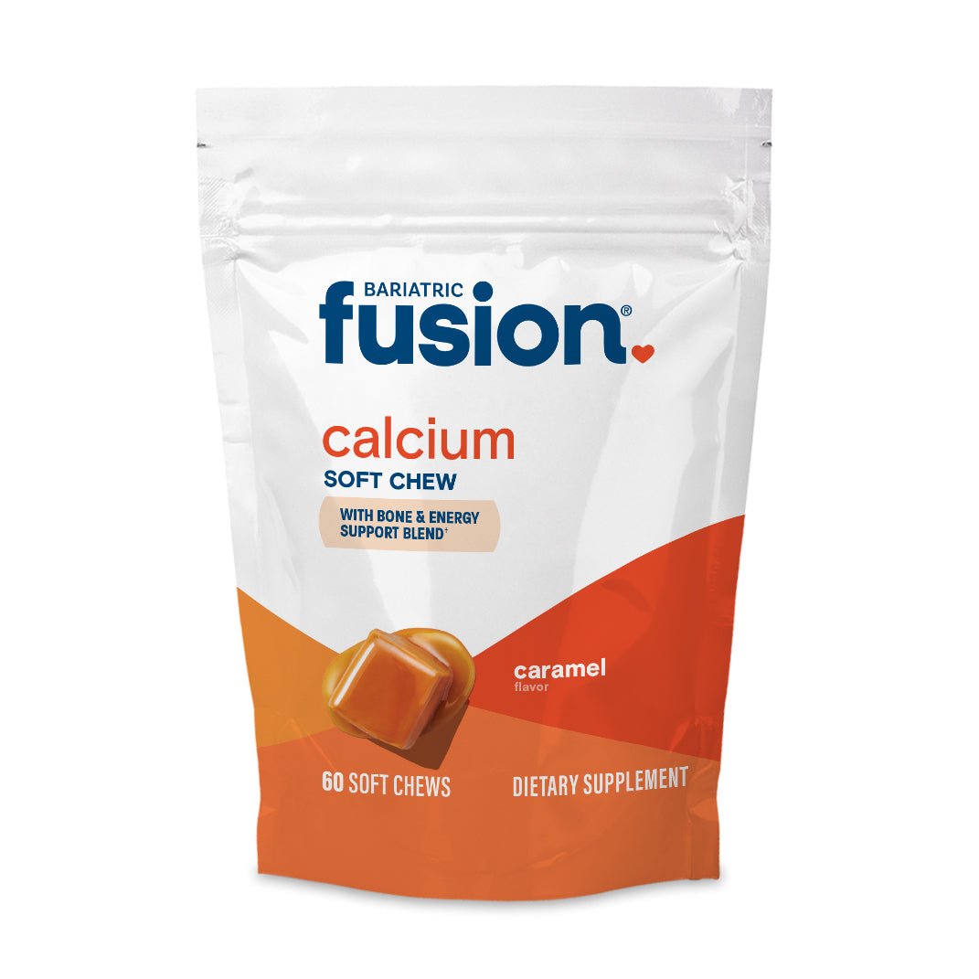 Caramel Bariatric Calcium Citrate Soft Chews 60 per bag.