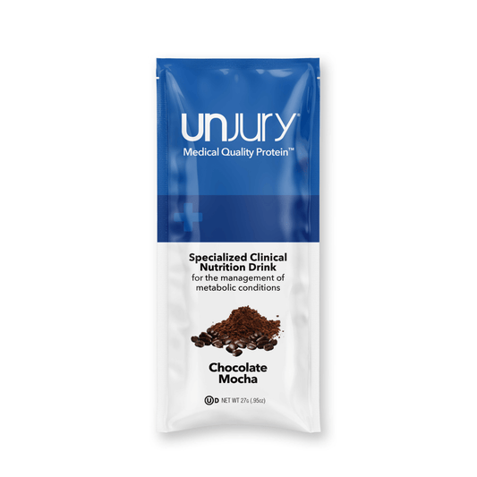 Unjury Chocolate Mocha Protect & Restore Advanced Protein+ Single Serve Stick Packet