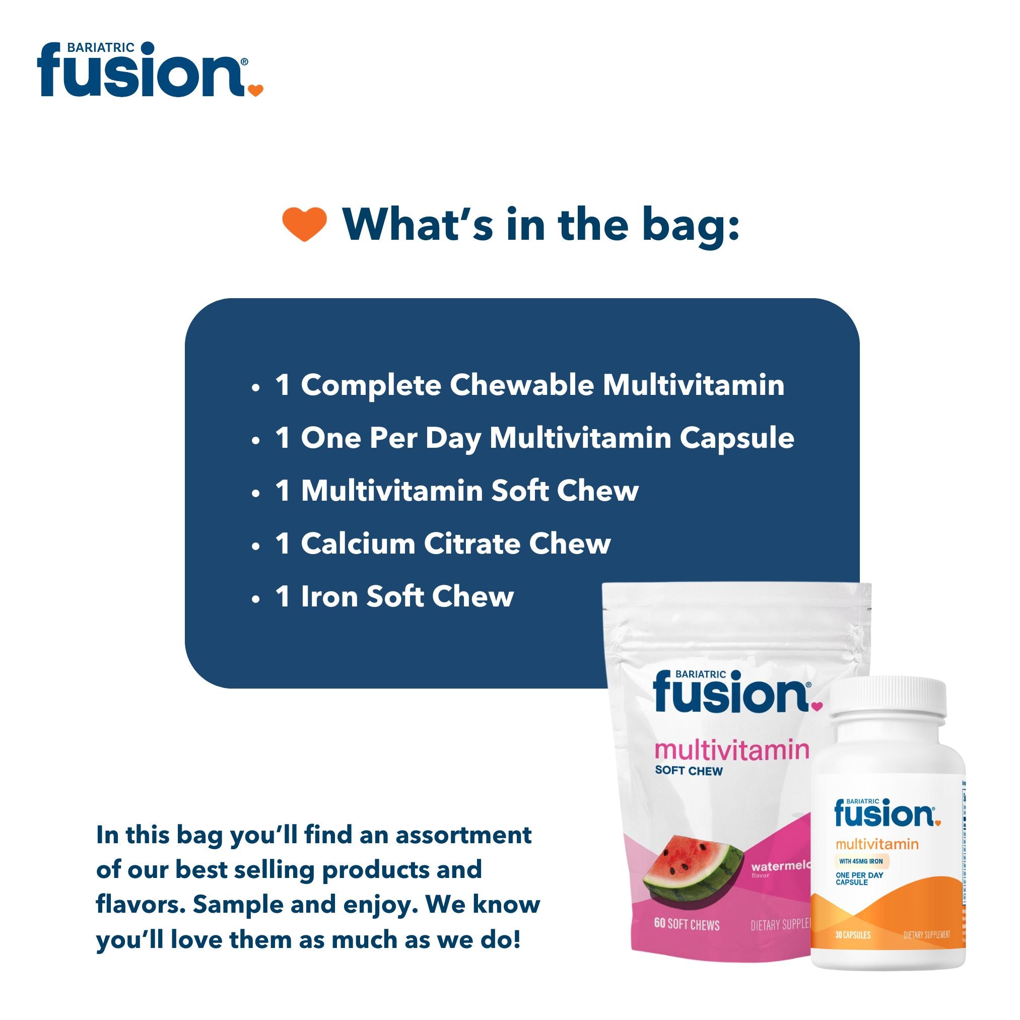 Free Bariatric Fusion Complete Sample Pack