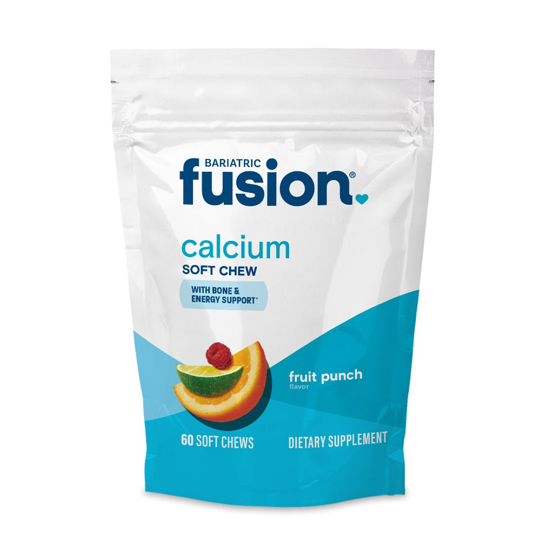 Fruit Punch Bariatric Calcium Citrate Soft Chews 60 per bag.