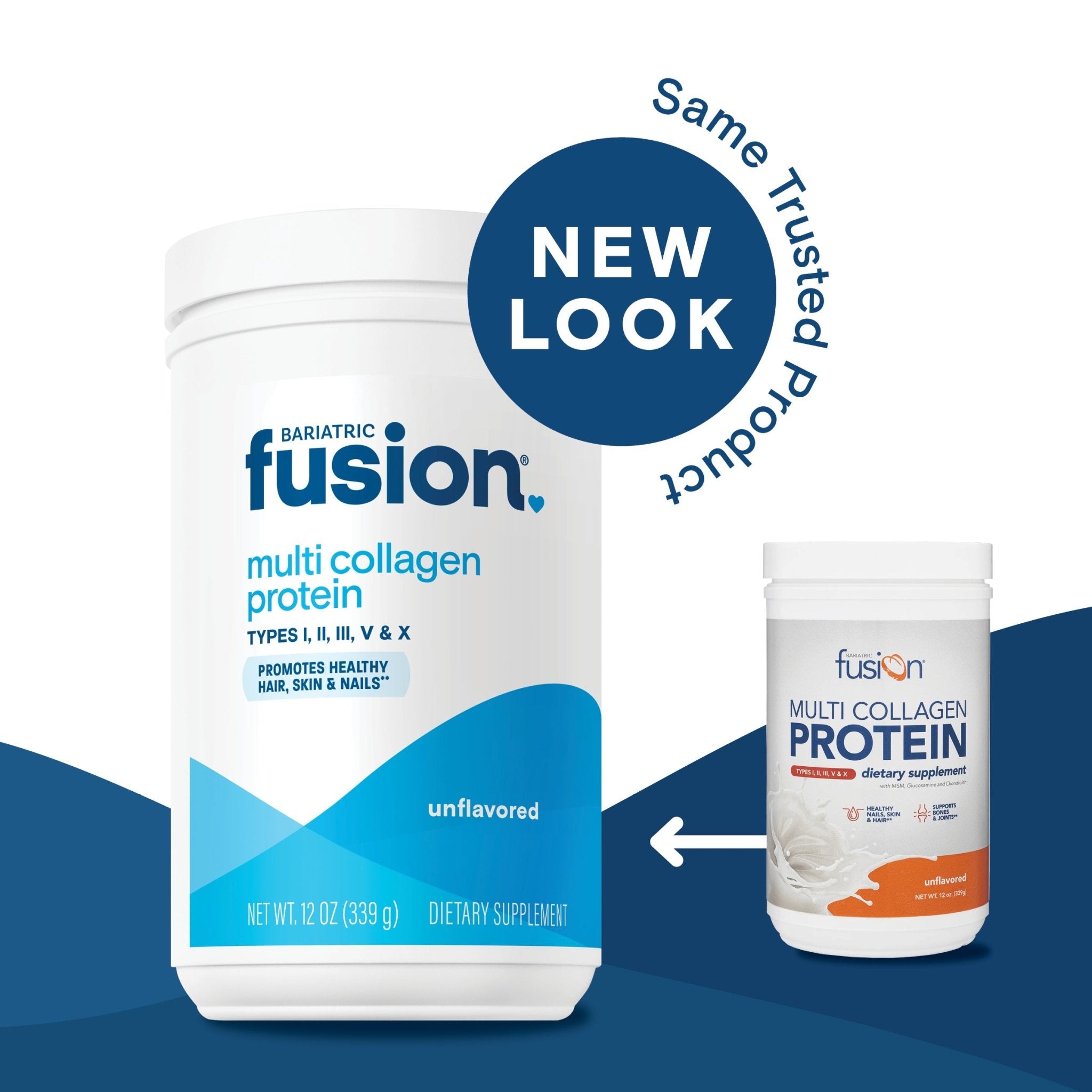 Unflavored Multi Collagen Protein Powder new look, same trusted product.