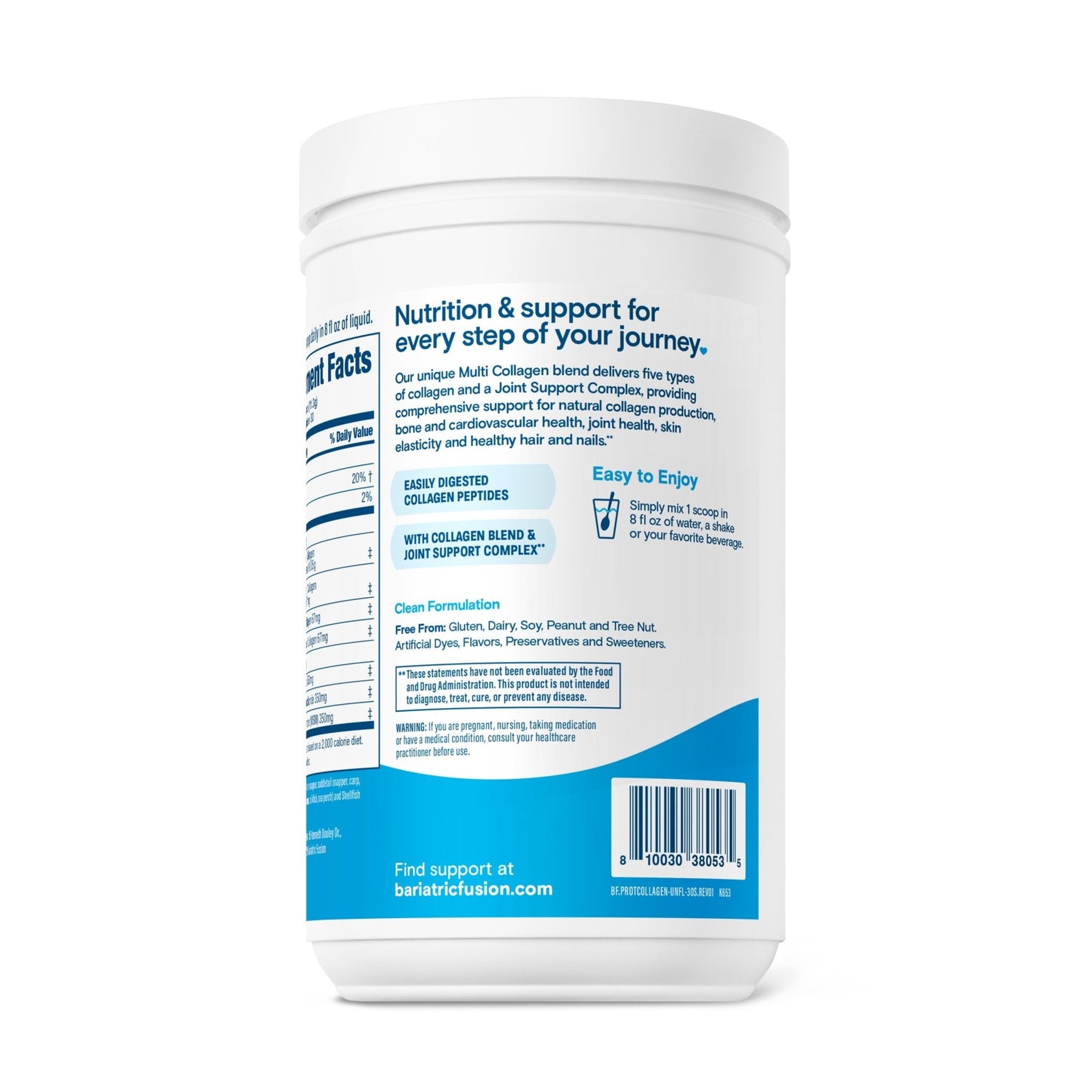 Unflavored Multi Collagen Protein Powder UPC