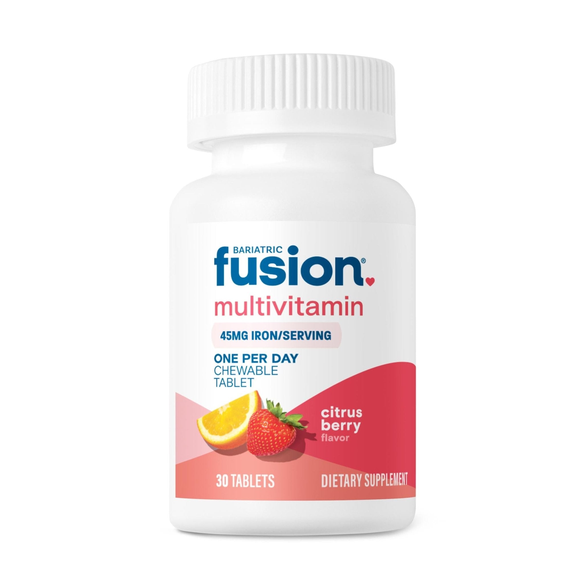 Bariatric Fusion One Per Day Bariatric Multivitamin Chewable Tablet with 45mg Iron